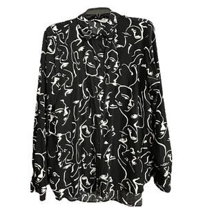 Big Dart Face Blouse